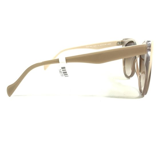 Morgenthal Frederics Sunglasses 260 ANNE Brown Nude Cat Eye w/ Brown Lenses